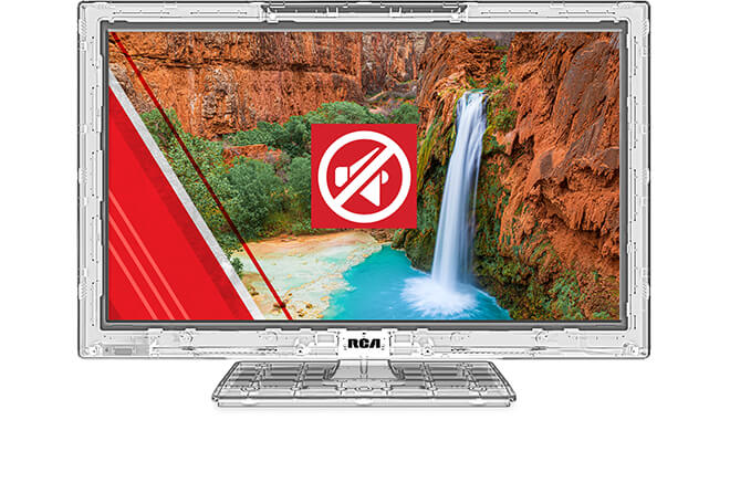 RCA SE series 22 inch television without speakers